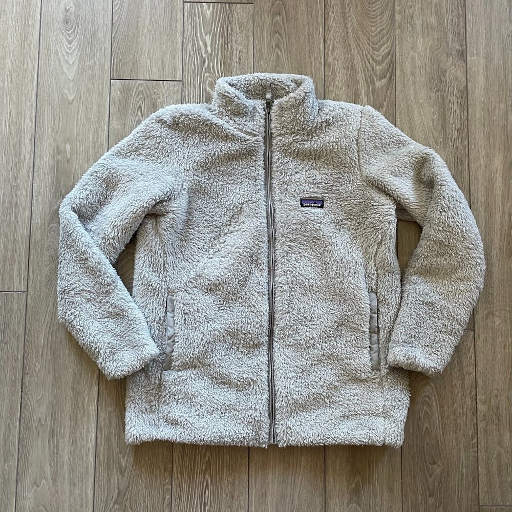 Patagonia Cream Sherpa Fleece Jacket - Full Zip